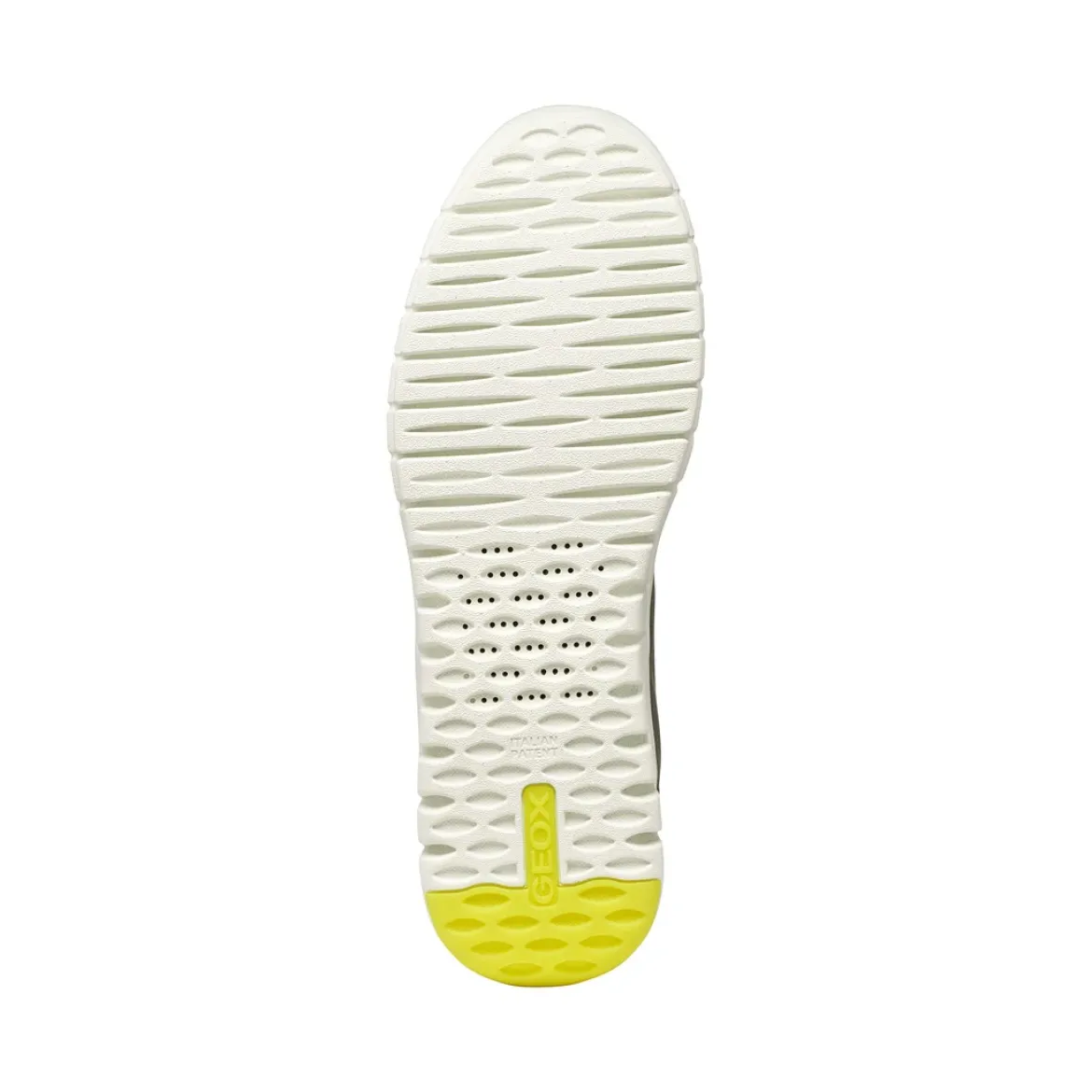 Sneakers Verdi Uomo con effetto scamosciato e suola traspirante Geox Fast In