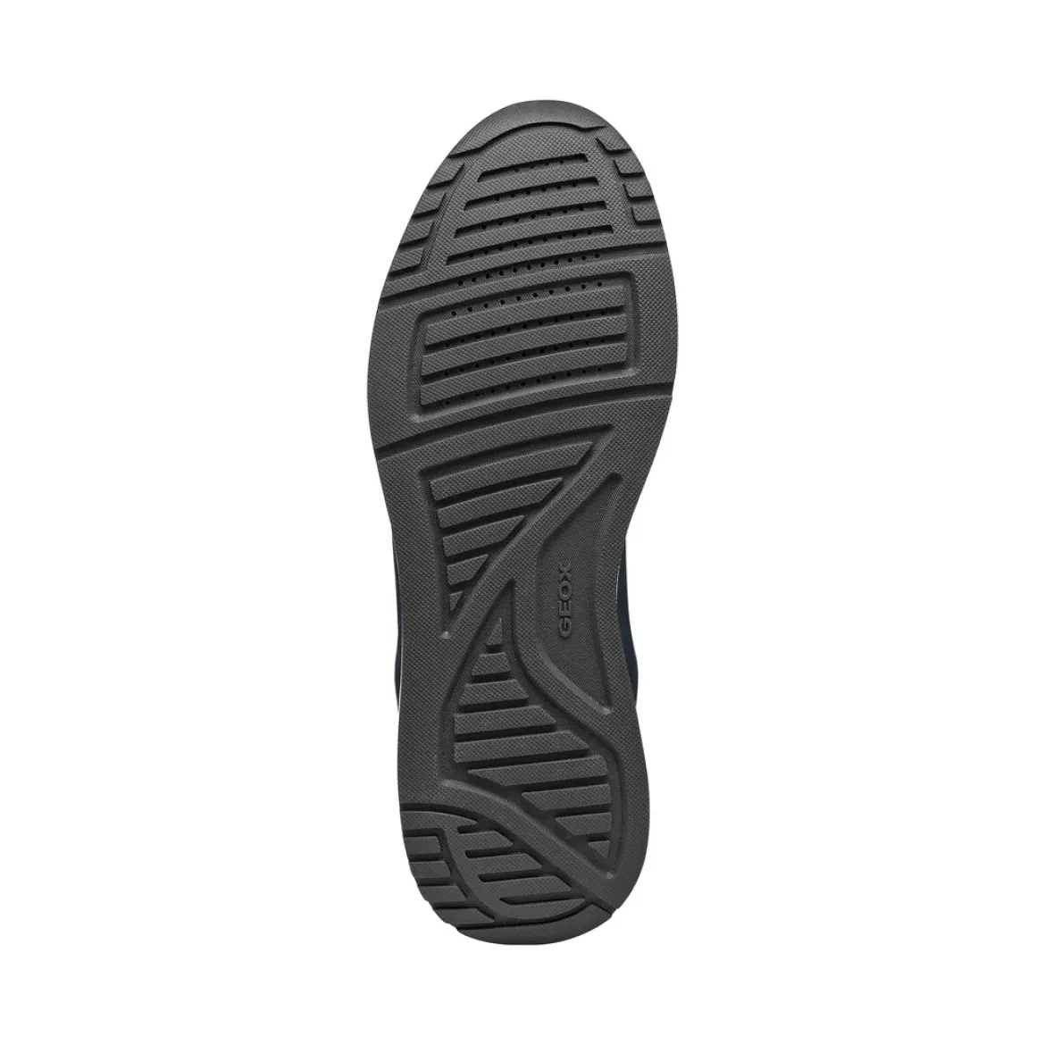 Sneakers verdi Uomo con suola traspirante effetto scamosciato Geox