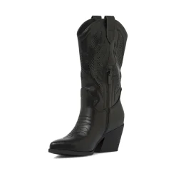 Stivaletti Texani Camperos Donna Neri con punta affusolata Lora Ferres