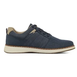 Stringate casual Blu da Uomo in tessuto mesh e tela Riflessi Urbani