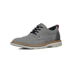 Stringate casual grigie da Uomo con allaccatura derby Glams