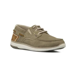 Stringate da barca Uomo beige con dettagli scamosciati Glams