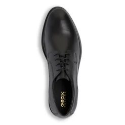 Stringate derby nere in pelle da uomo Geox Gladwin