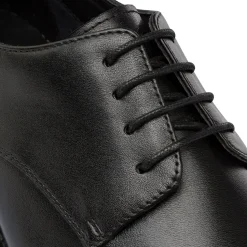 Stringate eleganti nere da Uomo in pelle con allacciatura Derby La Cuoieria
