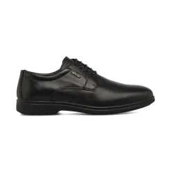 Stringate modello Derby nere da Uomo in pelle con logo Igi&Co