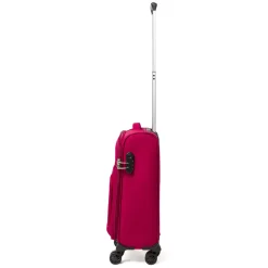 Trolley bagaglio a mano rossa in tessuto resistente Romeo Gigli Milano