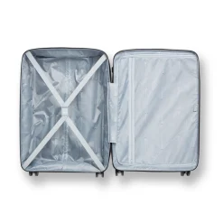 Trolley bagaglio medio viola in ABS Delsey Paris
