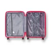 Trolley cabina rigido rosso con combinazione Romeo Gigli Milano