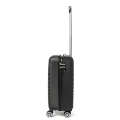 Trolley da cabina rigida nero con combinazione Romeo Gigli Milano