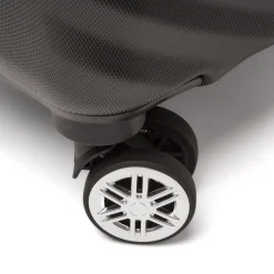 Trolley da cabina rigida nero con combinazione Romeo Gigli Milano