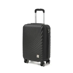Trolley da cabina rigida nero con combinazione Romeo Gigli Milano