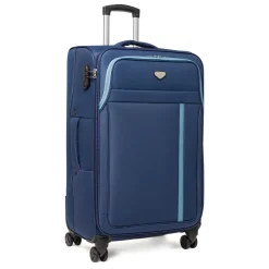 Trolley da viaggio stiva Romeo Gigli Milano blu in tessuto resistente