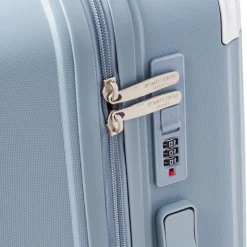 Trolley medio azzurro avio rigido in PP antiurto Romeo Gigli Milano