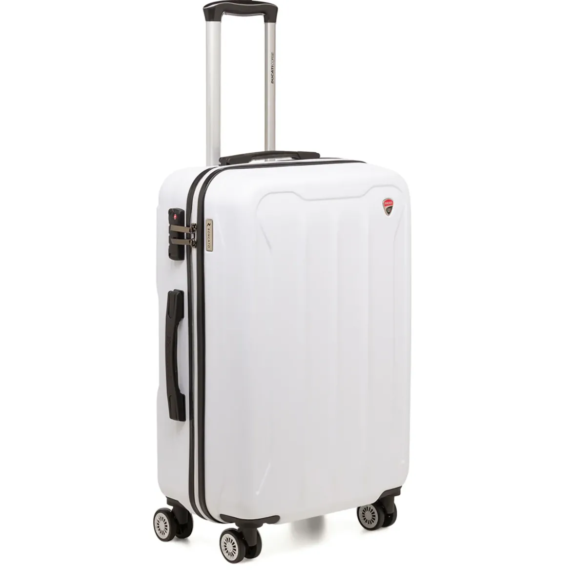 Trolley medio bianco in ABS Ducati Corse x Ciak Roncato Flight