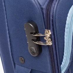 Trolley medio da viaggio Romeo Gigli Milano blu in tessuto resistente