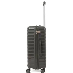 Trolley medio grigio antracite Romeo Gigli rigido con combinazione