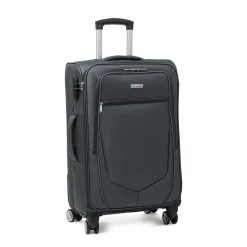 Trolley medio grigio antracite in tessuto Govago