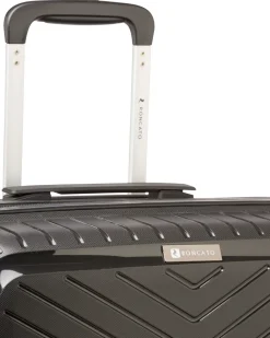 Trolley medio nero rigido in ABS Ciak Roncato Hexa