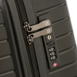 Trolley medio nero rigido in ABS Ciak Roncato Hexa