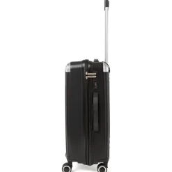 Trolley medio nero rigido Romeo Gigli Milano in PP antiurto