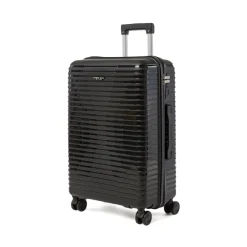 Trolley medio nero Romeo Gigli rigido in polipropilene antiurto