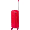 Trolley medio rosso Romeo Gigli rigido in polipropilene antiurto