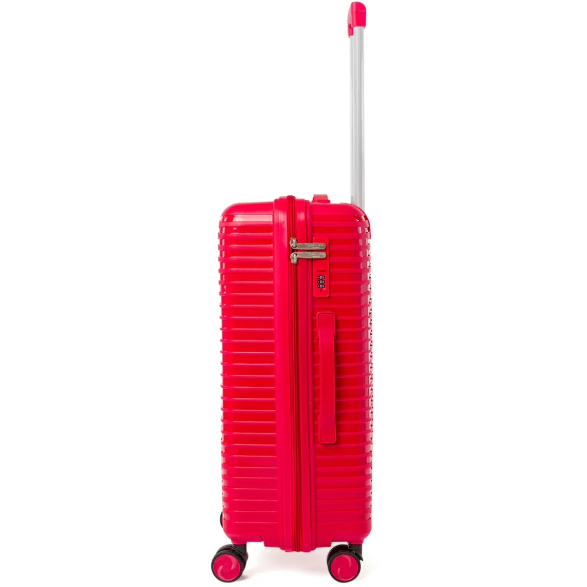 Trolley medio rosso Romeo Gigli rigido in polipropilene antiurto