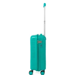 Trolley per voli low cost da cabina verde acqua Romeo Gigli Milano