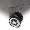 Trolley piccolo rigido argento con ruote pivotanti Romeo Gigli Milano