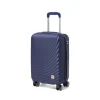 Trolley piccolo rigido blu in ABS con ruote pivotanti Romeo Gigli Milano