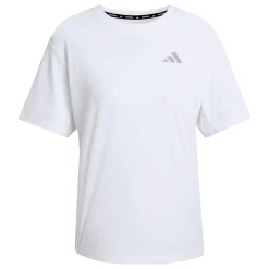 T-shirt bianca da Donna da running con tecnologia Climacool adidas