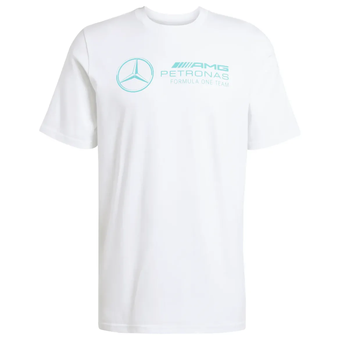 T-shirt da Uomo bianca con logo adidas x Mercedes-AMG Petronas F1 Team