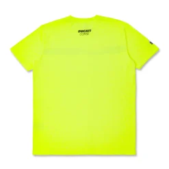 T-shirt da Uomo Gialla con stampa grafica e logo Ducati Corse