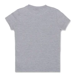 T-shirt grigia da bambino con logo e bandiera USA Nasa