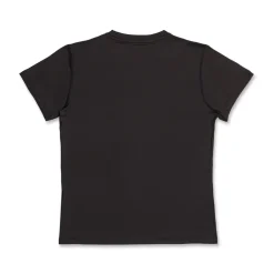 T-shirt nera da donna in tessuto tecnico GymRun