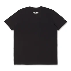 T-shirt nera Uomo con stampa grafica e logo Ducati Corse