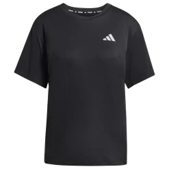 T-shirt sportiva da Donna nera tecnica traspirante ClimaCool adidas