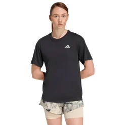 T-shirt sportiva da Donna nera tecnica traspirante ClimaCool adidas