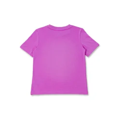 T-shirt sportiva Fucsia da Bambina con logo frontale in strass Puma