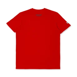 T-shirt Uomo Rossa con grafica frontale e logo Ducati Corse