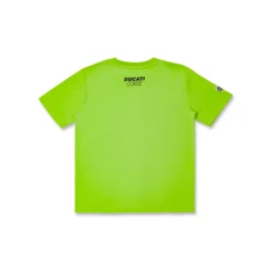 T-shirt verde da Bambino a manica corta con grafica Ducati Corse