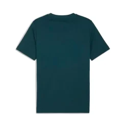 T-shirt verde da Uomo con logo frontale GRAPHIC Box Tee Puma