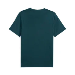 T-shirt verde scuro da Uomo in cotone Puma