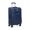 Valigia da viaggio media blu Romeo Gigli Milano con 4 ruote spinner