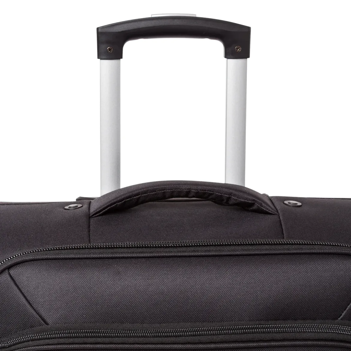 Valigia grande da stiva nera Romeo Gigli Milano con ruote spinner