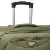 Valigia grande trolley da stiva verde Romeo Gigli Milano in tessuto