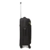 Valigia media trolley nera Romeo Gigli Milano in tessuto resistente