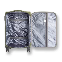 Valigia media verde militare Romeo Gigli Milano a 4 ruote spinner