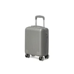 Valigia mini sotto sedile per voli low cost argento in ABS Romeo Gigli