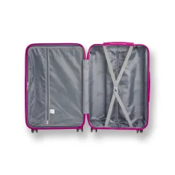 Valigia piccola da cabina rigida fucsia in ABS Romeo Gigli Milano